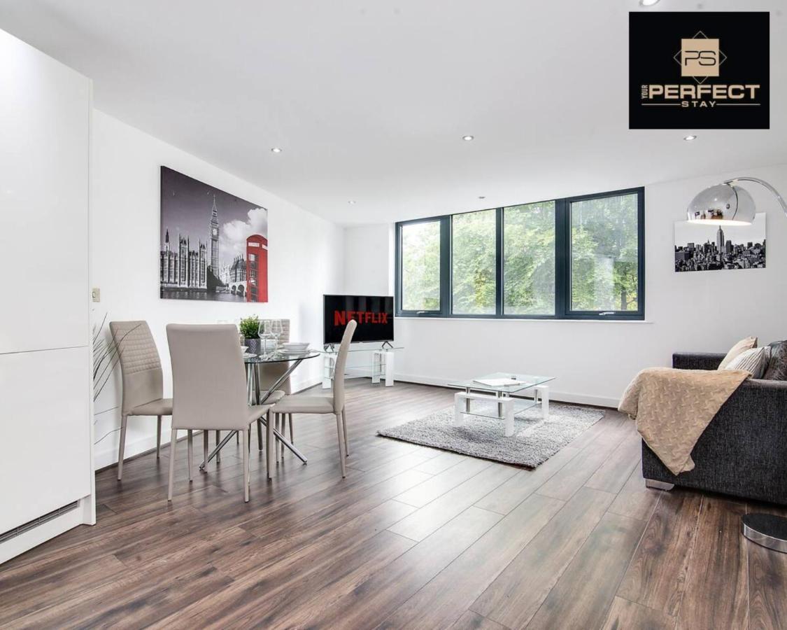 Luxe Modern Apartment By Your Perfect Stay Short Lets Birmingham Exterior foto