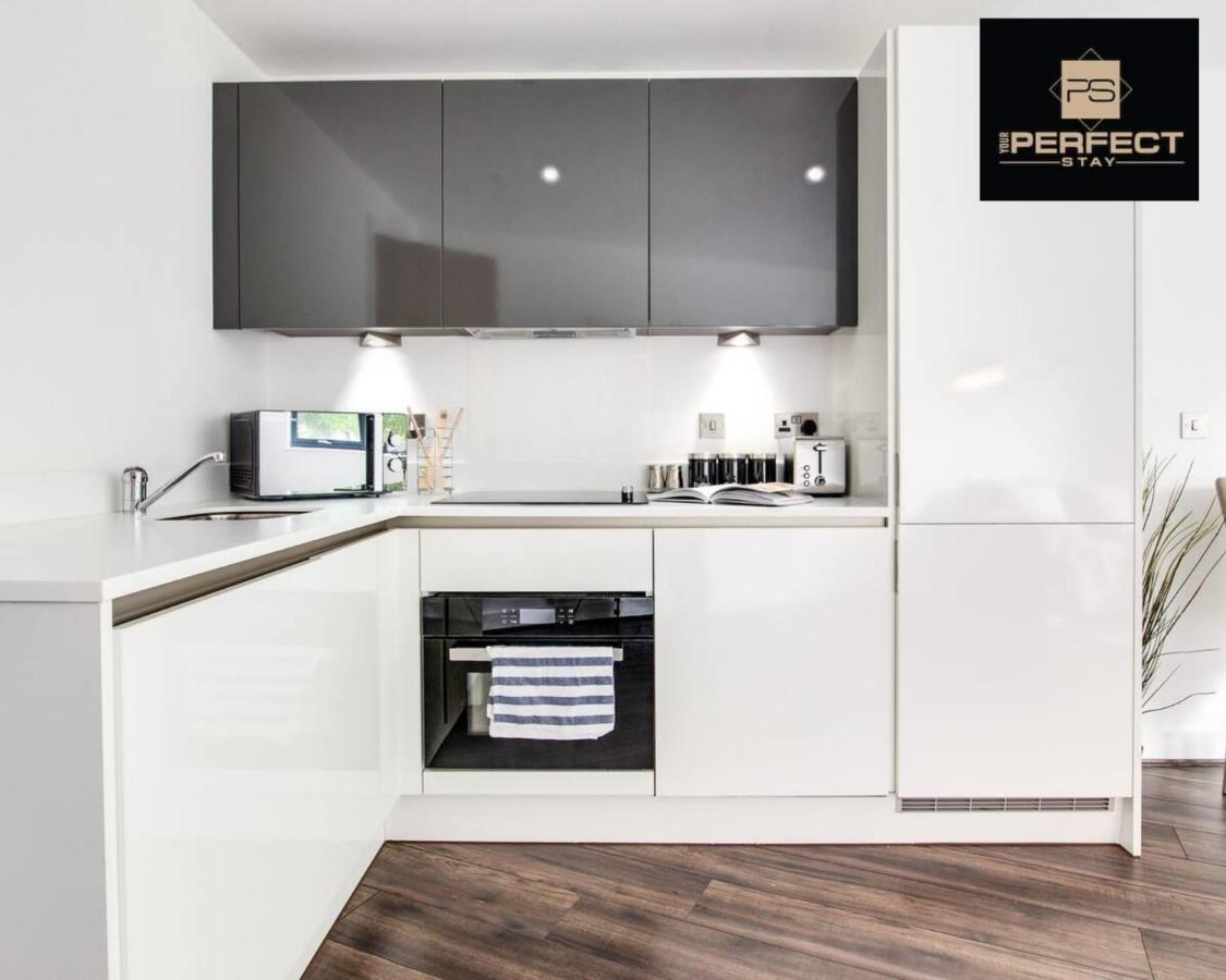 Luxe Modern Apartment By Your Perfect Stay Short Lets Birmingham Exterior foto