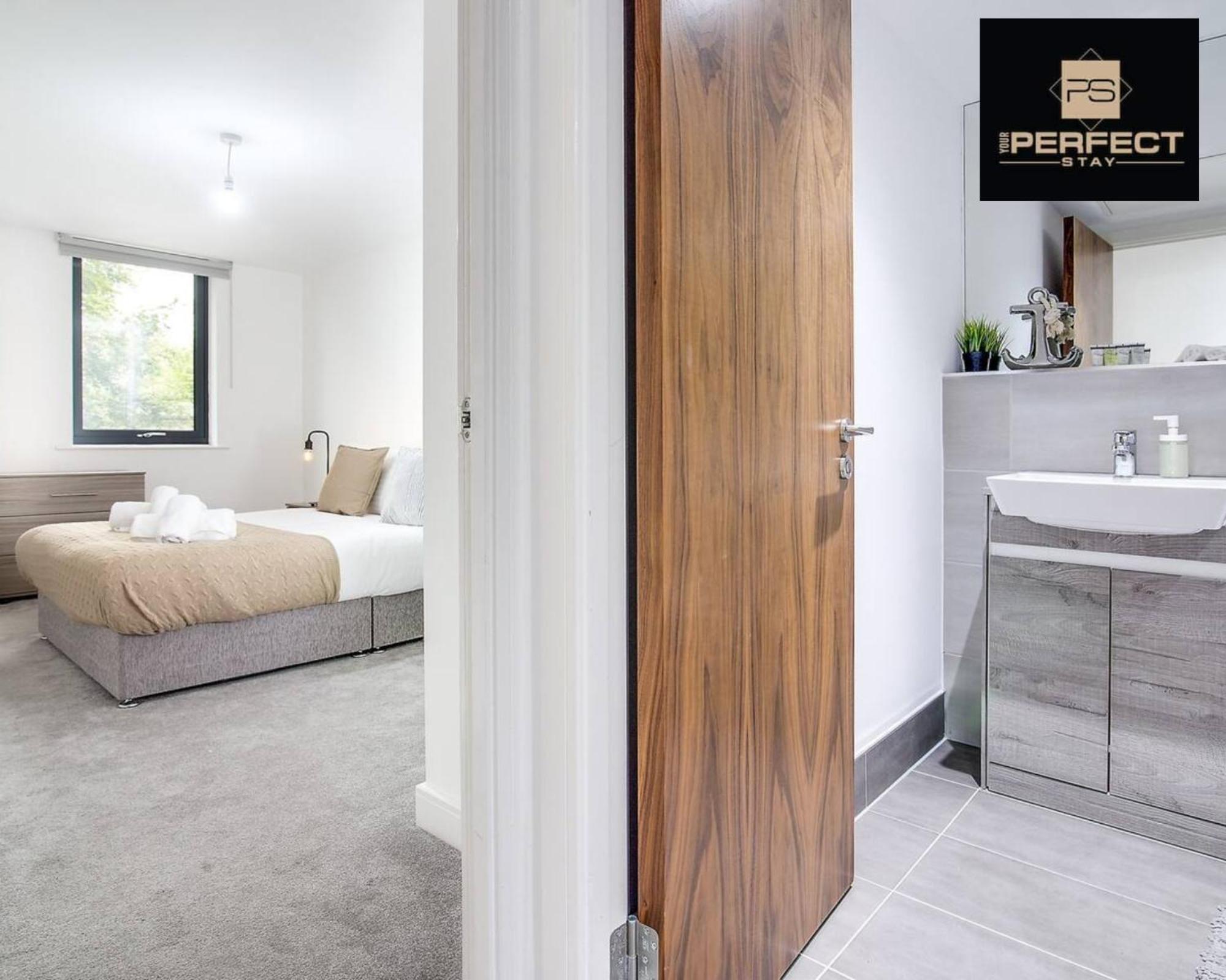 Luxe Modern Apartment By Your Perfect Stay Short Lets Birmingham Exterior foto